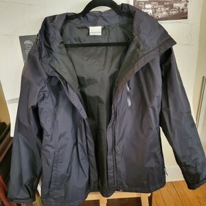 Black Lightweight Raincoat By Columbia